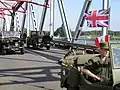 Military vehicles on the John S. Thompsonbrug