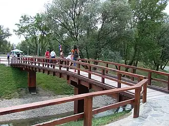 Bridge in park Bundek