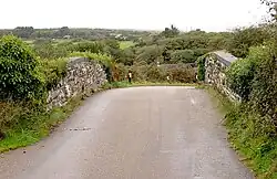 Bridge over the long-closed railway near Mithian