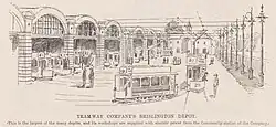 Tram depot, 1908