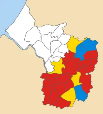 1991 results map