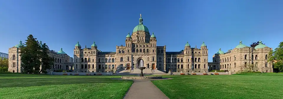 Image 22British Columbia Parliament Buildings, Victoria, Canada (from Portal:Architecture/Civic building images)