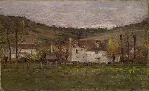 A French Hamlet , (1892) Brooklyn Museum
