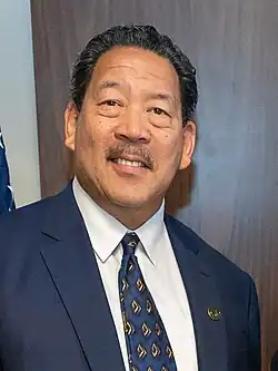 Seattle mayor Bruce Harrell was born to an African-American father and a Japanese mother.[214]