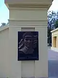 Memorial plaque of Aleksey Chuyanov on the Stalingrad GKO bunker