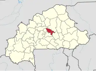 Location in Burkina Faso