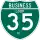 Business Interstate 35-H marker