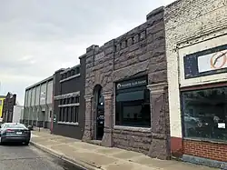 Businesses in commercial district