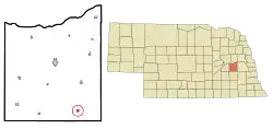 Location of Dwight, Nebraska