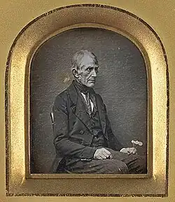 daguerrotype of Buxon aged 65
