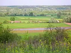 The breakthrough Fordon Gorge of the Vistula Valley below Fordon