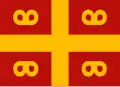 Byzantine flag as shown on some portolan charts[57]