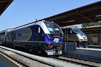 Amtrak Capitol Corridor trains