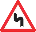 1.04 Double bend, first to left