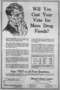 A 1919 advertisement by the Citizens' Liberty League in its campaign to repeal Prohibition in Ontario