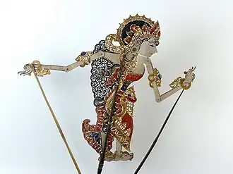 Wayang kulit Kendran, Tropenmuseum collection, Indonesia, before 1900