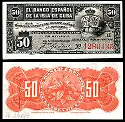 CUB-46a-El Banco Espanol de la Isla de Cuba-50 Centavos (1896).jpg
