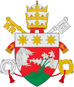 Pius VI's coat of arms