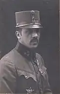Camillo Ruggera in Austro-Hungarian uniform with Gallipoli Star.