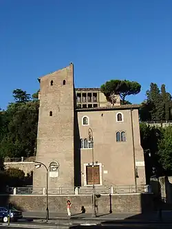 The Pierleoni Tower located in Campidoglio
