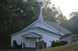 Baptist church on Burns Hollow Road