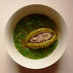 A bitter melon soup