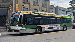 A Transit Cape Breton bus in 2025