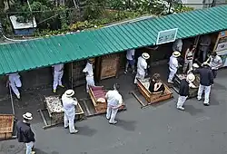 The upper station of Carros de cesto in the Monte district.