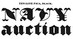 Ultra-bold modern blackletter