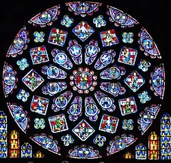 South rose window of Chartres Cathedral (13th century)