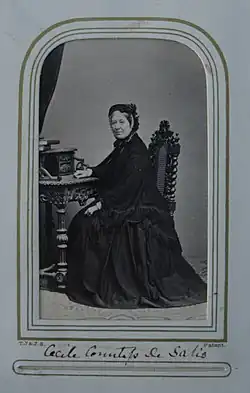 Cecile Henrietta Marguerite Bourgeoise, second wife to 5th Count.[25]