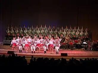 The Alexandrov Choir with Dance Ensemble, Warsaw 2009