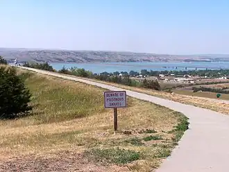 Chamberlain, South Dakota and the Missouri River