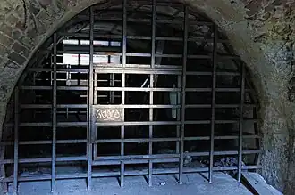 The safe entry of a gallery next to the mine n° 1.