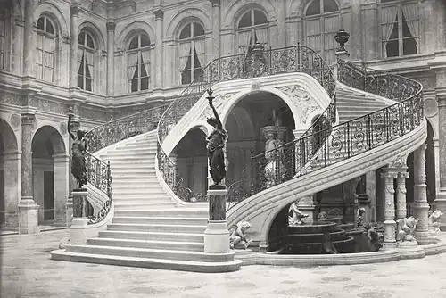 The old staircase, c. 1853