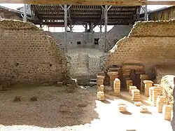 Furnaces and hypocaust pillars