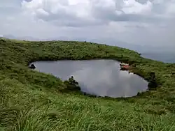 Heart shaped lake