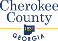 Official logo of Cherokee County