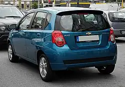 Chevrolet Aveo 5-door hatchback (T250)