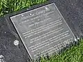 Plaque for the sculpture