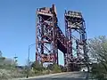 Chicago & Western Indiana Railroad Bridge (left) and Torrence Avenue Bridge (right)
