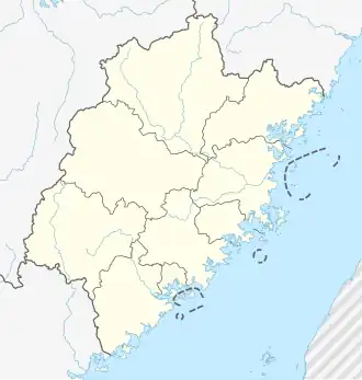 Jiajing wokou raids is located in Fujian