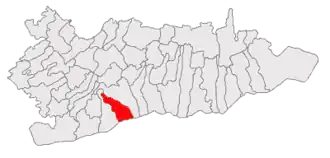 Location in Călărași County
