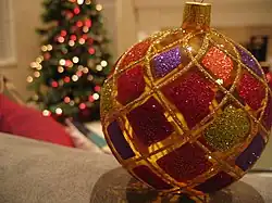 Bauble, or ball ornament