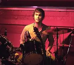 Tomson performing with Vampire Weekend in 2007
