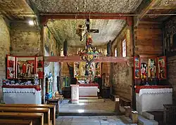 Interior of the church.
