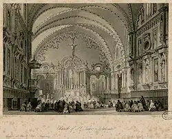 Interior, by Thomas Allom.