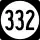 Highway 332 marker
