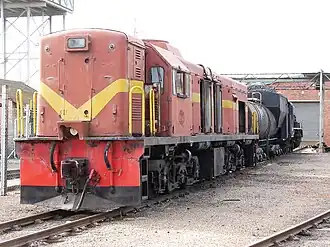 No. 32-047 staged at Voorbaai Depot near Mosselbaai, 15 April 2013