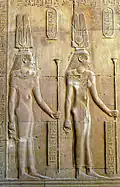 Cleopatra II and Cleopatra III, Kom Ombo